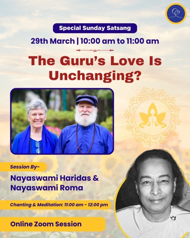 Sunday Satsang - Ananda BLR